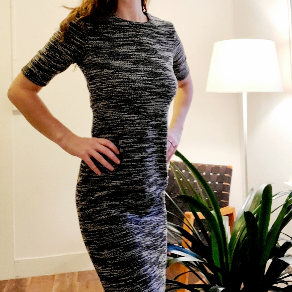 Wool business dress.